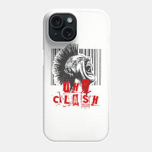the clash on the barcode punk Phone Case