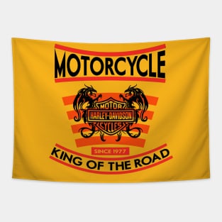 motorcycle Tapestry