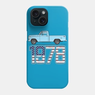 light blue 1978 Phone Case