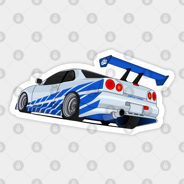 SKYLINE GTR R34 FAST AND FURIOUS