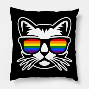 Gay cat Head Pillow