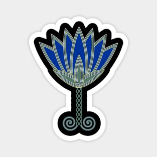 Egyptian Lotus Symbol Magnet