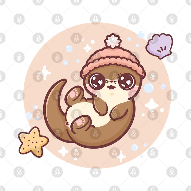 cute otter by Maruartjp