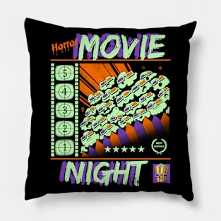 Horror Movie Night Pillow