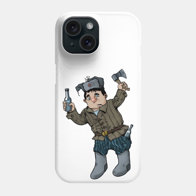 Soviet menace comrade (alone) Phone Case by SheenGraff