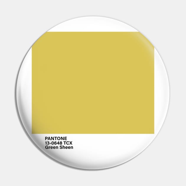 pantone 13-0648 TCX Green Sheen Pin by princessmi-com