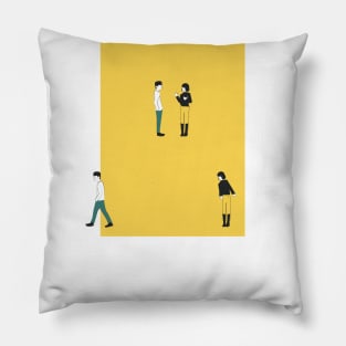 A Boy and Girl Story Pillow