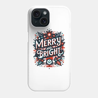 Merry And Bright Christmas Phone Case