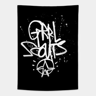 GRRL SCOUTS Tapestry