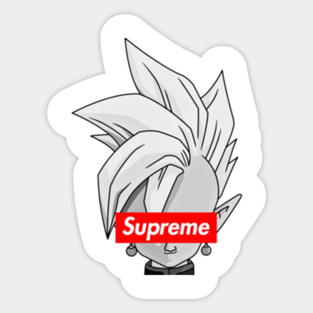 Supreme Dragon Ball Z Sticker Just Me And Supreme