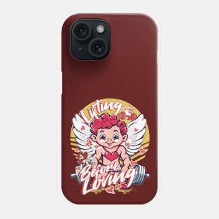 Lifting Weightlifting Fitness a Gym Cupids Bodybuilding Funny Phone Case