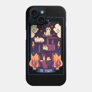 The Tower Cat Tarot by Tobe Fonseca Phone Case