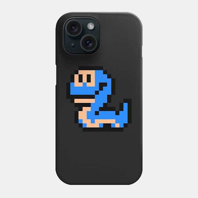 8-Bit Snake Enemy Phone Case by Delsman35