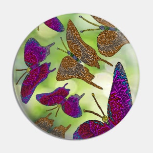 Kaleidoscope of Butterflies Pin