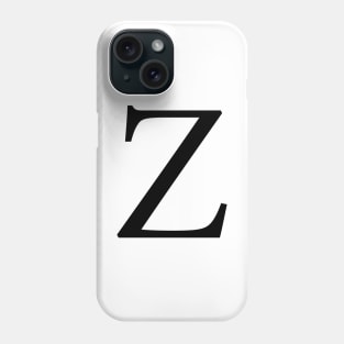 Black Z Phone Case