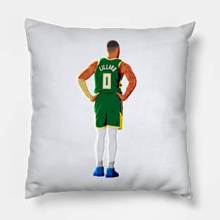 Damian Lillard - Milwaukee Bucks Basketball Pillow