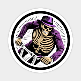 Skeleton Stunt Man Magnet