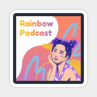Rainbow Podcast Magnet