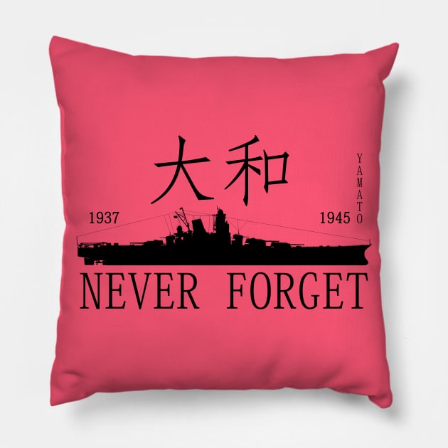 Yamato: Battleship Pillow by Spacamaca