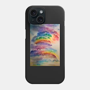 SIMPLE RAINBOW WATERCOLOUR Phone Case