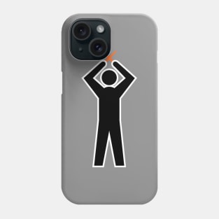 Airplane Marshaller STOP Signal Phone Case