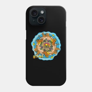 Utah Desert Southwest Themed Mandala Phone Case