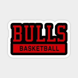 Bulls Basketball Magnet