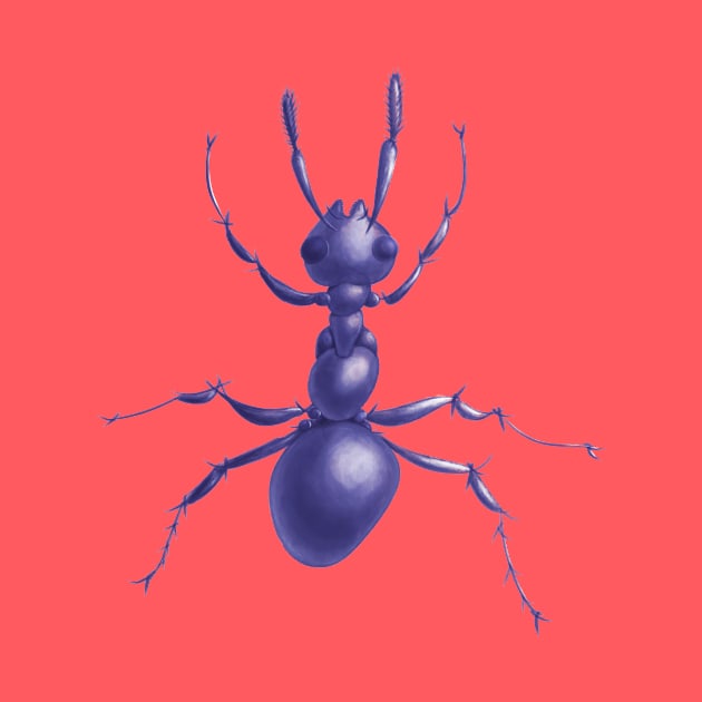 Purple Ant by Boriana Giormova