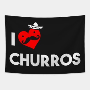 I Love Churros Tapestry