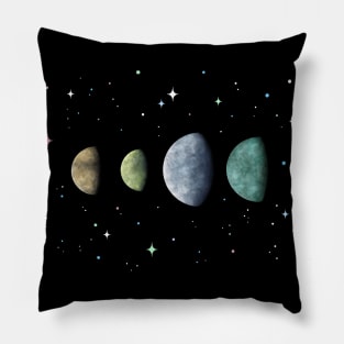 moons of Jupiter Pillow