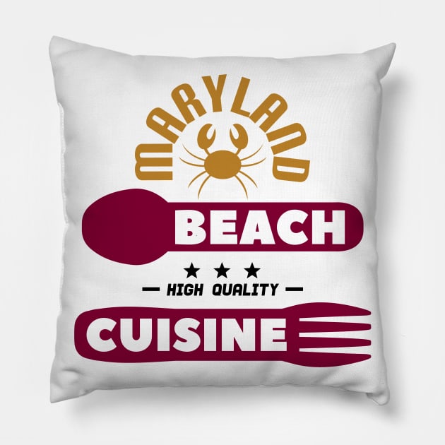 Maryland Feast Pillow by notami