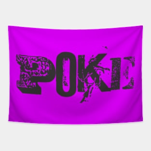 Poke me! Funny meme Tapestry