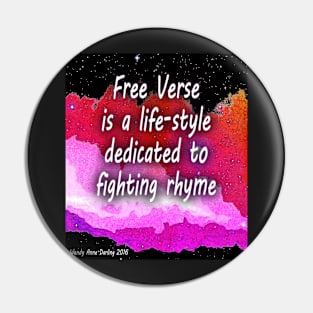 Fighting Rhyme Pin