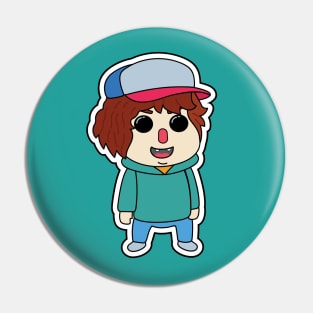 Dustin Cute Face Pin