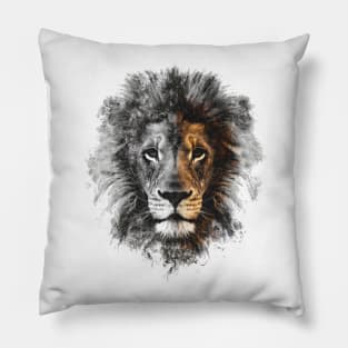 Lion Face Pillow