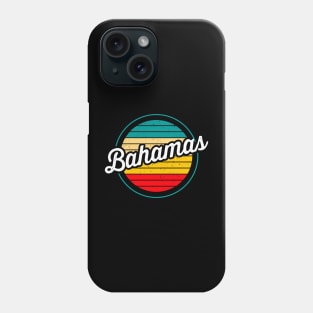 The Bahamas Retro Sunset Phone Case