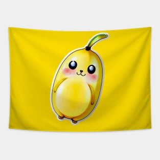 Bubbly Bunchkins - The Kawaii Banana Adventure Tapestry