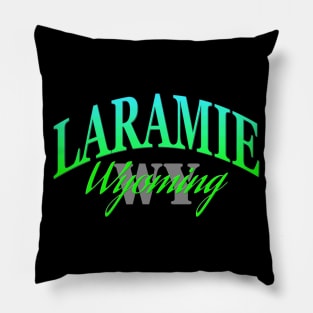 City Pride: Laramie, Wyoming Pillow