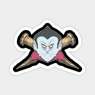 Halloween Vampire Logo Magnet