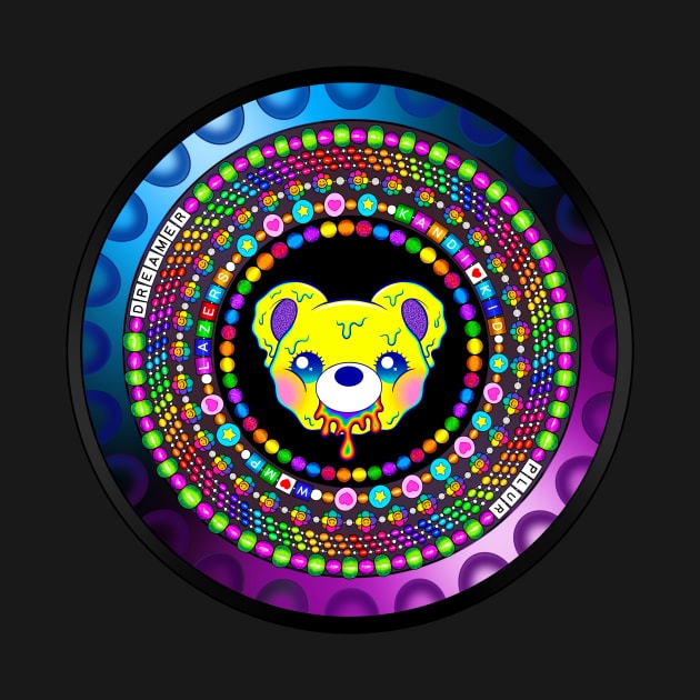 Trippy Kandi Plur Bear by reginarennart