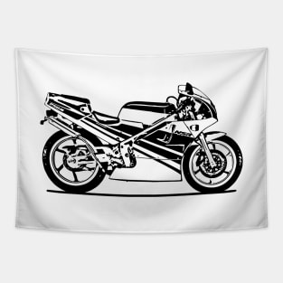 NSR250 Motorcycle Sketch Art Tapestry