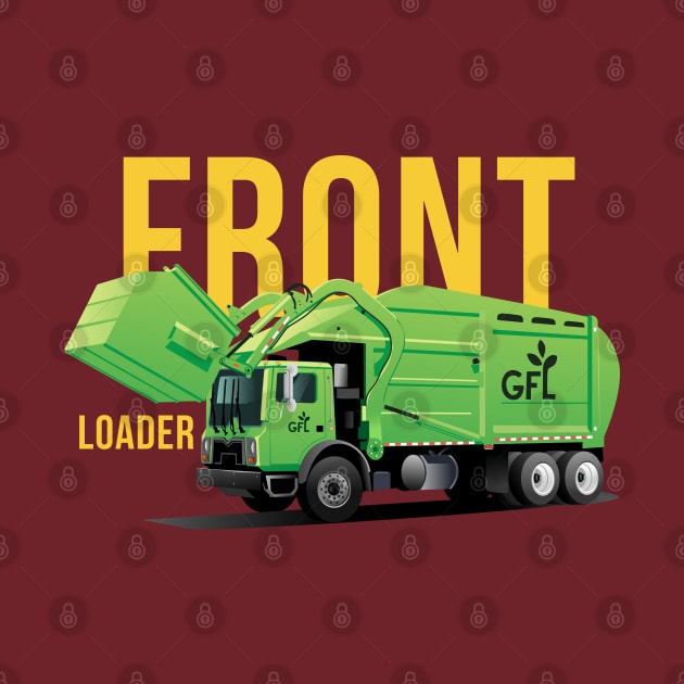 GFL Front Loader Garbage Truck by GarbageTrucksRule