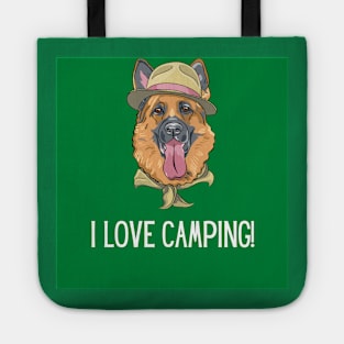 I Love Camping Tote