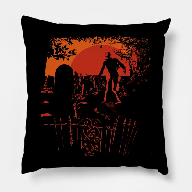 Awakening Pillow by lopescodesign