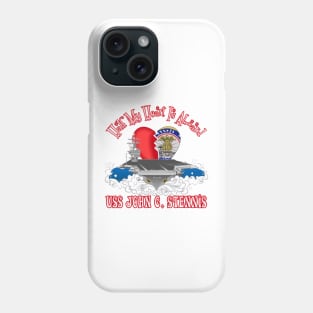 Half My Heart - USS John C. Stennis Phone Case