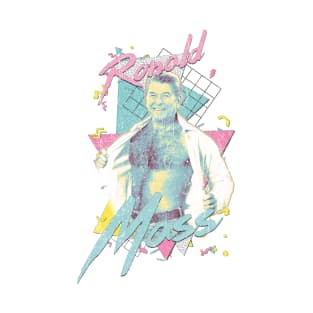 Ronald Regan ¯\_(ツ)_/¯ 90s Saved by the Bell Aesthetic Fan Design T-Shirt