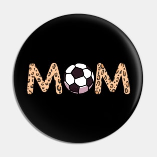 Soccer Mom Leopard Pin