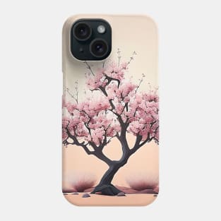 Light Pink Blossoming Cherry Tree Pretty Peach Tree Phone Case