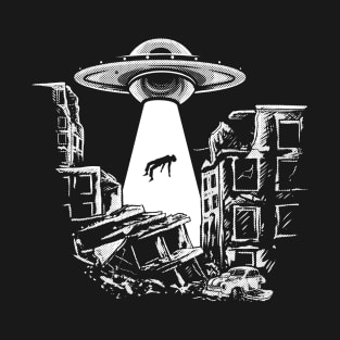 Spacecore Alien Abduction UFO UAP T-Shirt