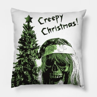 Creepy skeletal Christmas! Pillow